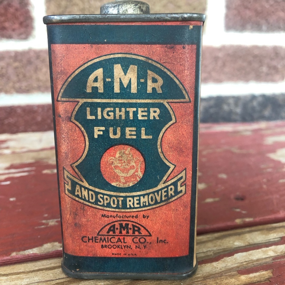 Antique AMR chemical co with spout circa 1930s very good condition